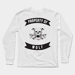 Wolf Property Patch Long Sleeve T-Shirt